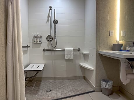 2 Bed Mobility Accessible Roll Shower Non-Smoking