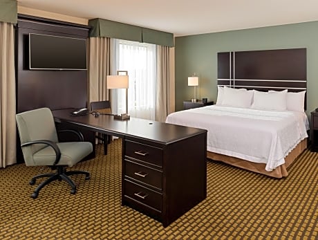 1 King Mobility Access Tub Studio Nosmok Sofabed/microwv/fridge/wet Bar/hdtv/ Work Area/free Wi-fi/h