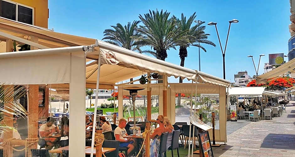 Few steps from the beach hostel in Los Cristianos