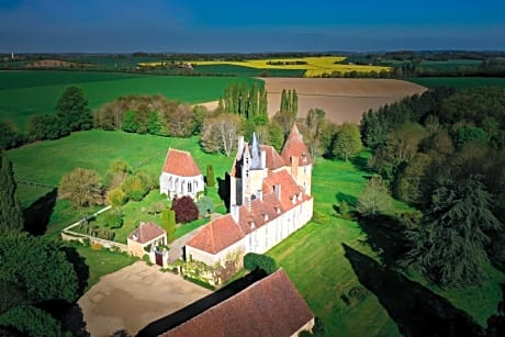 Chambre jaune MANOIR DE LA VOVE Perche