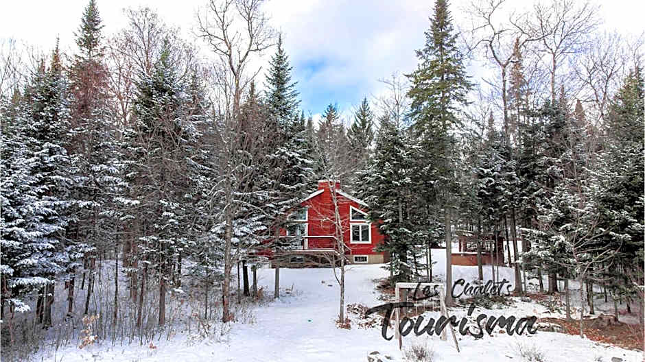 Les Chalets Tourisma - Chalet dans les bois avec lac privé - Le Colibri