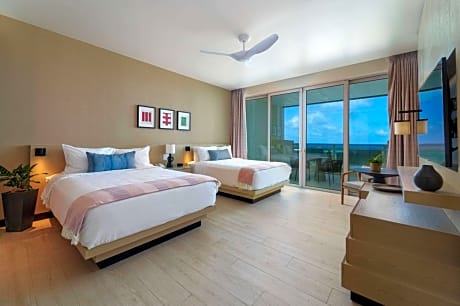 Deluxe Room with Two Queen Beds and Ocean View