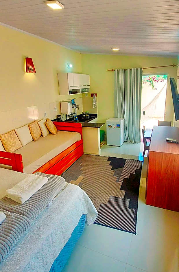 Chalé com ar condicionado e garagem