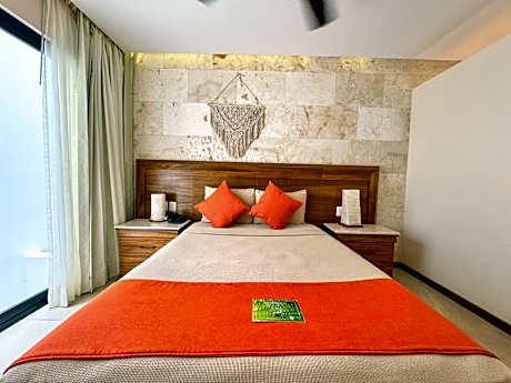 Suite dividida con 2 camas dobles