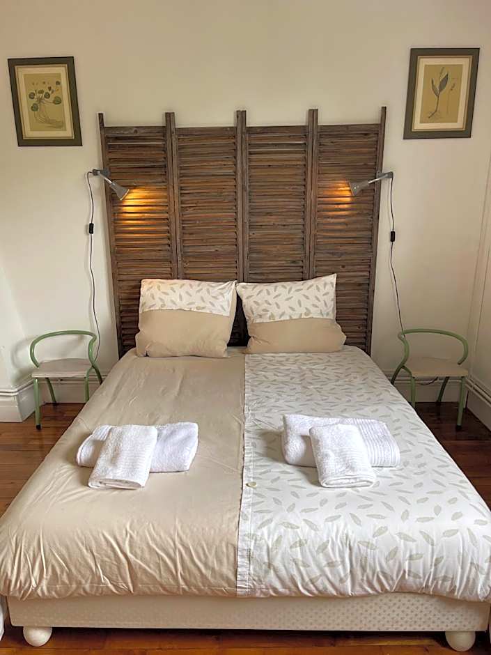 La chambre verte du gite de vendome