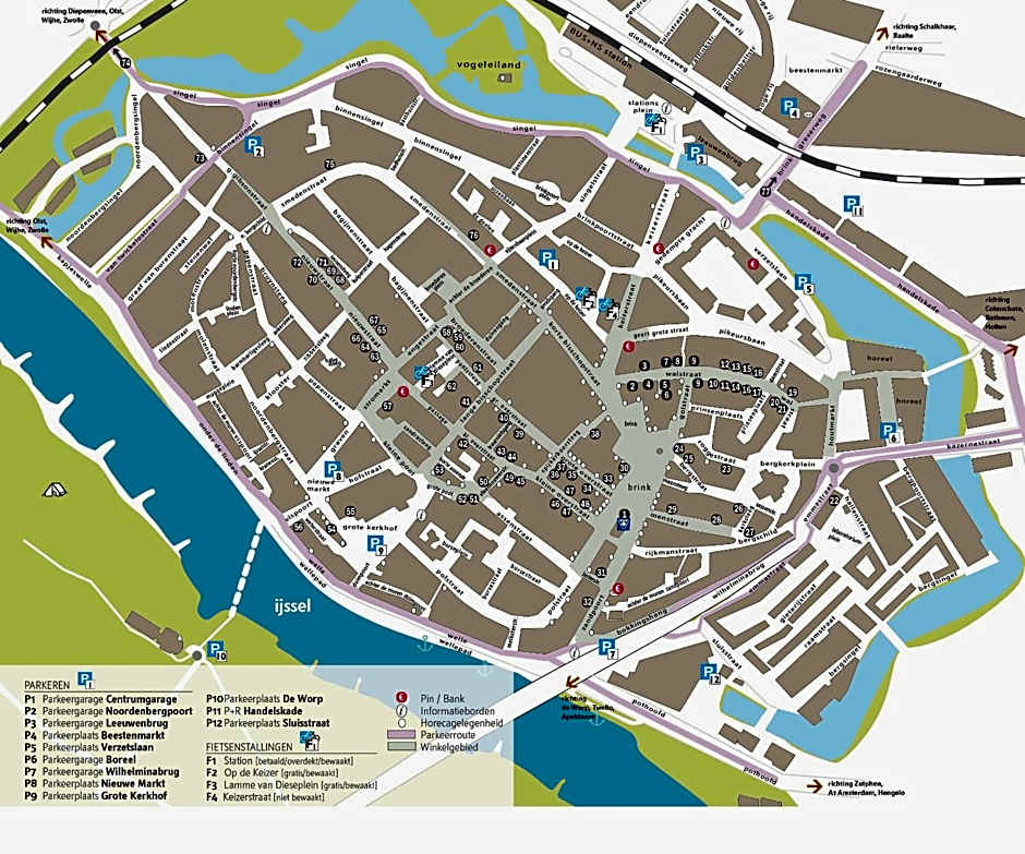 Stadshotel aan de IJssel in hartje Deventer