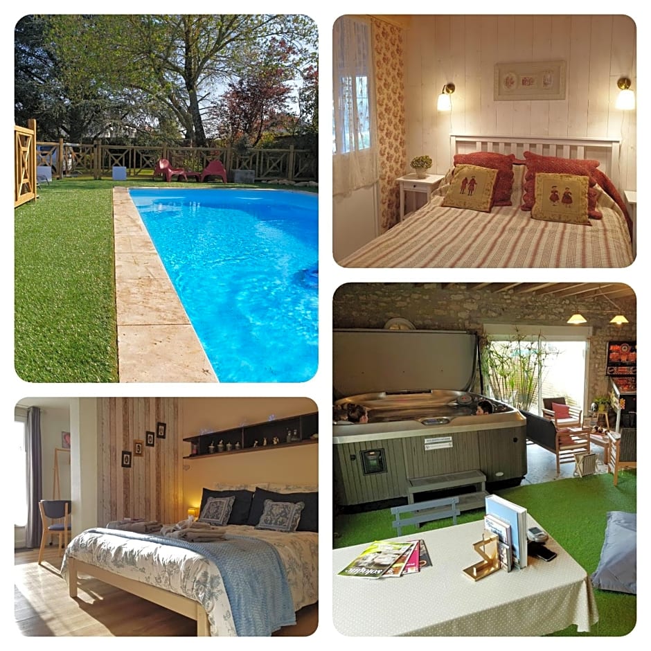 Le Grand Cèdre Spa et sauna intérieur piscine
