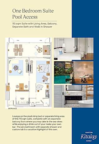 One-Bedroom King Suite with Pool Access