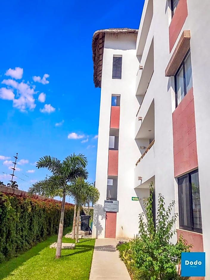 Residencial privado con alberca a 3 min. de la playa