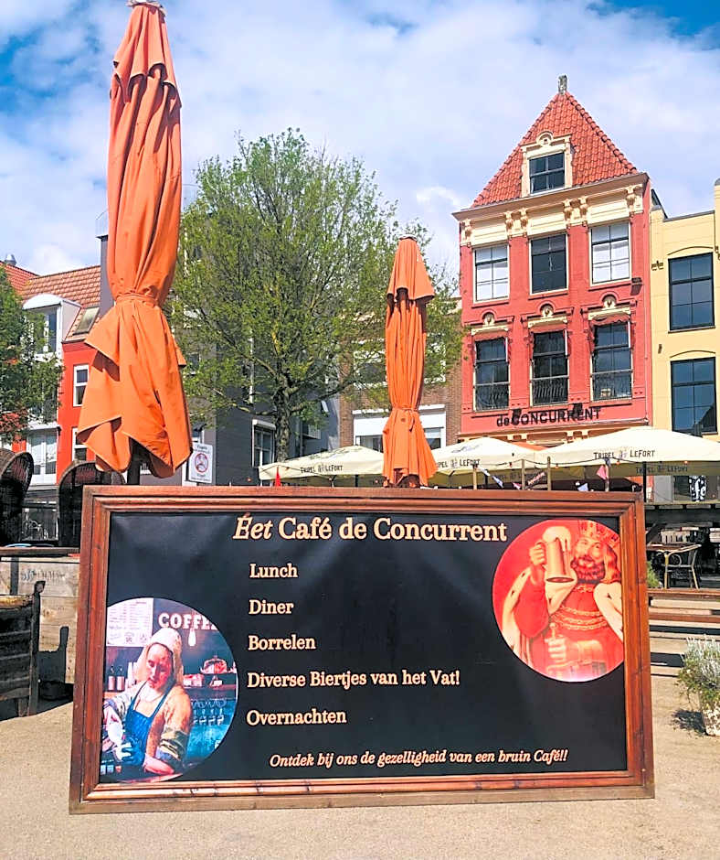 Slapen bij Café de Concurrent