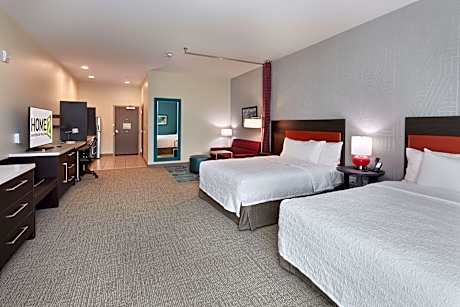 2 Queen Beds Studio Suite