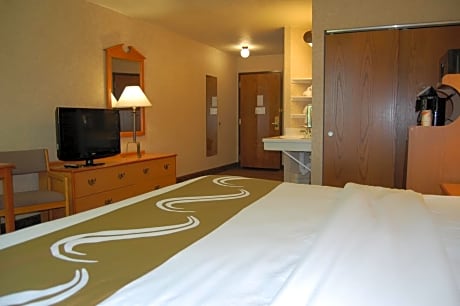 1 Queen Bed, Suite, Nonsmoking, Accessible with Roll-In shower