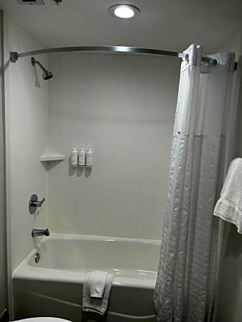 1 king bed, mobility accessible room, bathtub w/ grab bars, non-smoking