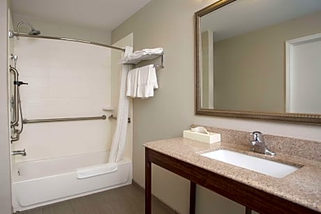 Accessible - 1 Queen, Mobility Accessible, Bathtub, Non-Smoking, Full Breakfast
