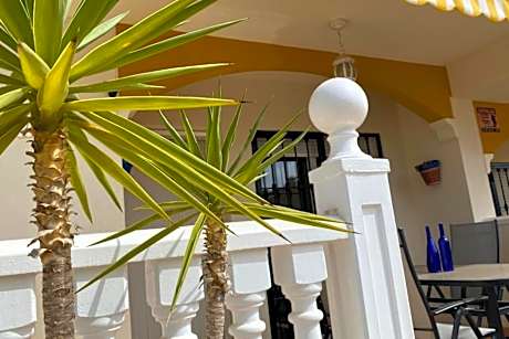 Semi-detached duplex house with swimming pool