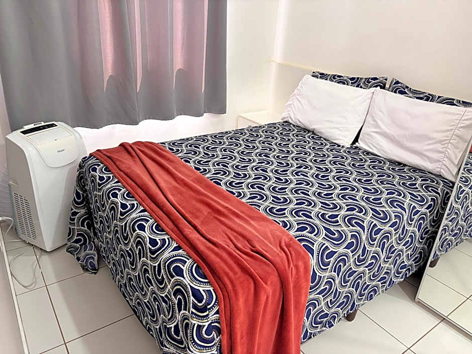 1 quarto e sala com lazer completo