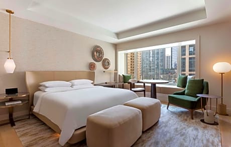 1 king bed, city view