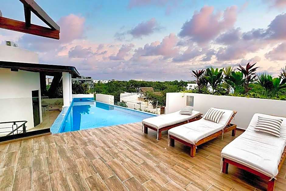 Spacious Penthouse with pool