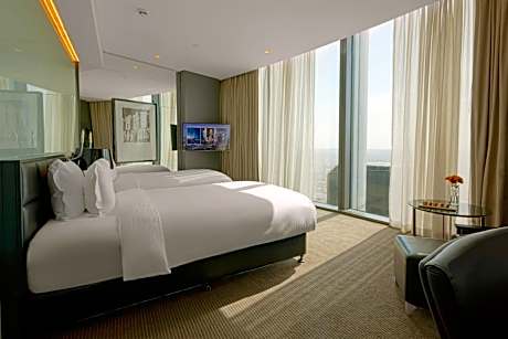 High Floor Room Twin Bed City View