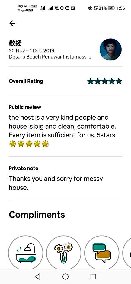 Entire House Best Desaru Beach & Bandar Penawar Homestay Waterpark Instamass