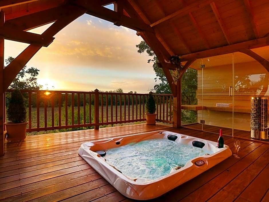 Cabane de Prestige avec Jacuzzi et Sauna privatifs