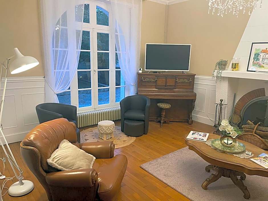 Vue du Château chambres en toute autonomie