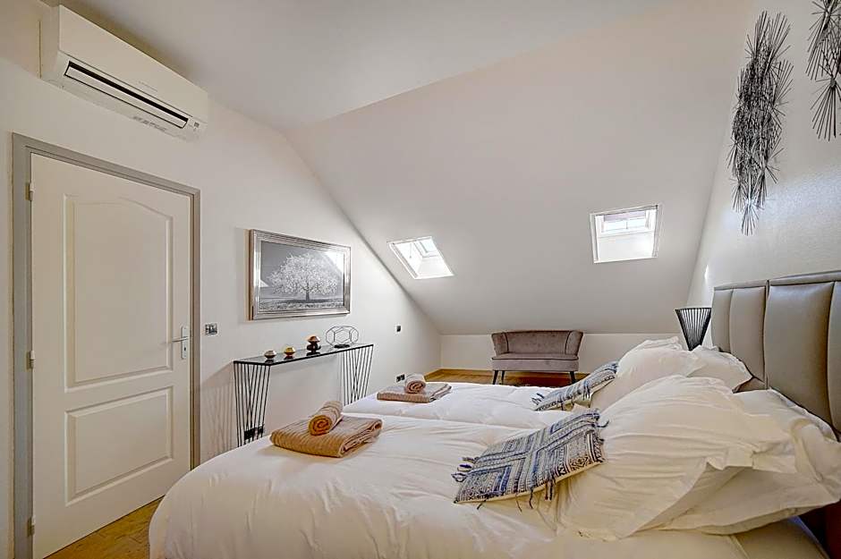 Cannes banane 50m croisette, luxueux 4 pièces dans résidence de standing