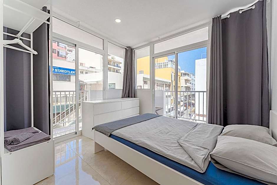 Few steps from the beach hostel in Los Cristianos