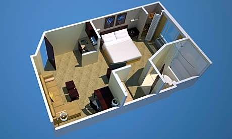 Studio Suite, Multiple Beds (2 Queen Beds and 1 Double Sofa Bed)