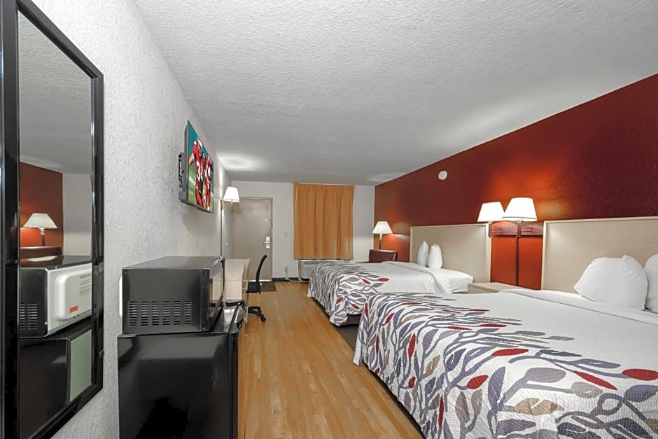 Photo 1 of 9 of Deluxe Room with Two Double Beds Disability Access Roll-In Shower Non-Smoking