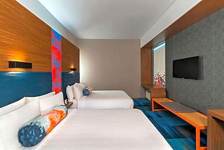 Aloft Two Queens, Guest room, 2 Queen