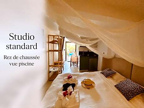 Studio with Pool View