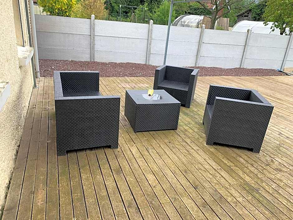 Chambre-Studio en rez-de-jardin