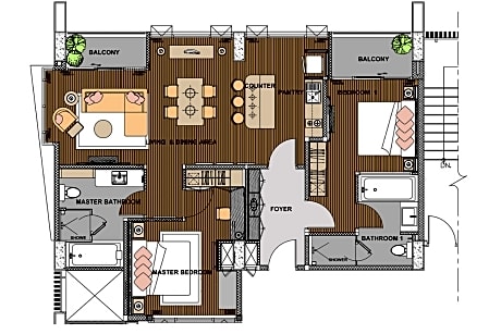 2 Bedroom Suite