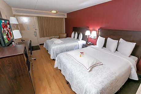 Premium Room with Two Double Beds Smoke Free (Upgraded Bedding & Snack)