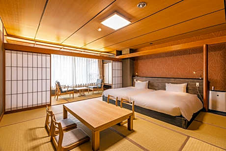 Japanese Twin Room with Open Air Bath - Non-Smoking