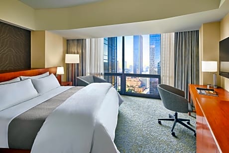 Guest room, 1 King, City view, High floor