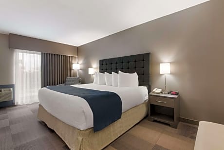 1 KING BED,NSMK,EXECUTIVE ROOM,MICRFG,32IN LCD TV,FULL BREAKFAST