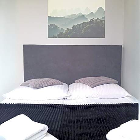 Small Double Room with Small Bathroom (Parking view)