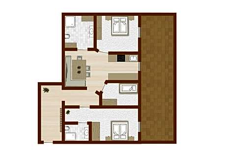 Appartement Vogelgesang (1640 ft from Hotel)