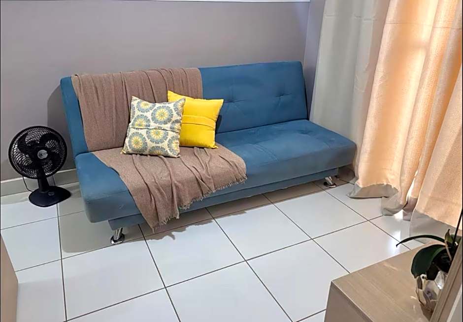 1 quarto e sala com lazer completo