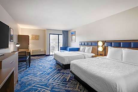Queen Room with Two Queen Beds, Sofa Bed and Roll-In Shower - Mobility Accessible