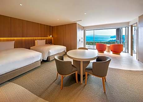 Grandbach Deluxe Twin Room with Indoor Bath Onsen