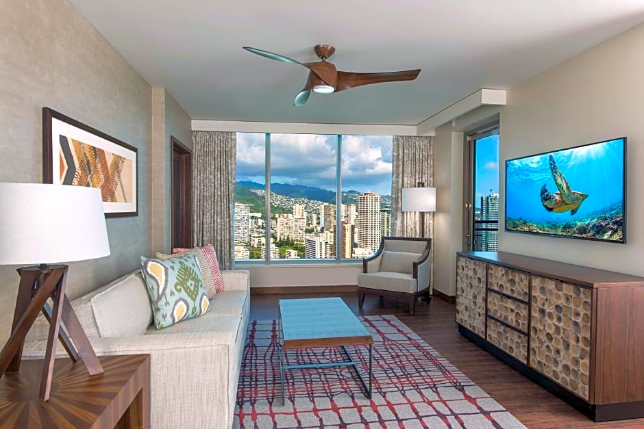 Photo 1 of 5 of 1 Bedroom 1 King Bed with Sofabed Suite, Hearing Accessible, Mountain View
