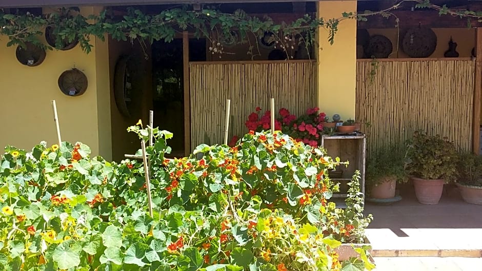 casa di campagna dal pozzo