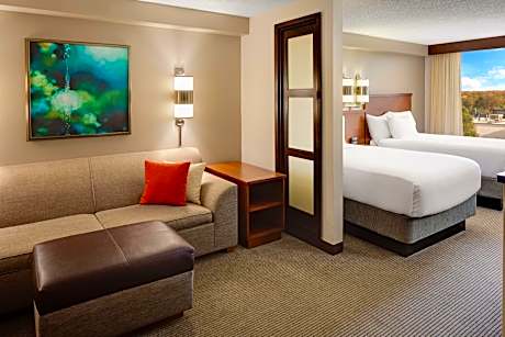 Double Room with Two Double Beds and Sofa Bed