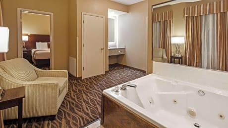 Suite-1 King Bed, Non-Smoking, Presidential Suite, Sofabed, Whirlpool, Microwave And Refrigerator, F