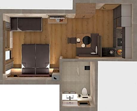 Apartment with Balcony