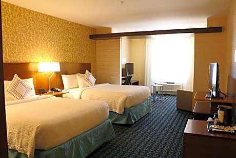 Queen Suite with Two Queen Beds and Sofa Bed