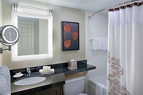 1 Bedroom Bi-Level Suite, Bi-level Suite, In Loft: 1 Queen, Sofa bed, Fireplace